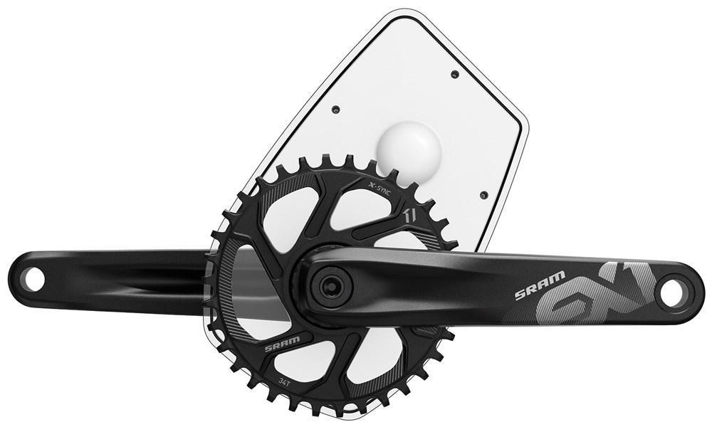 Шатуны SRAM EX1 1x8-speed for Bosch/Brose/Yamaha e-bike motor ISIS 