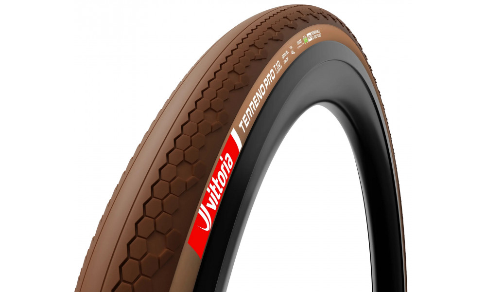 Шина 28" Vittoria Terreno Pro T10 hardpack TLR Fold 700x35c / 35-622 natural - 1
