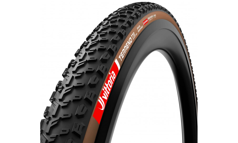 Tire 28" Vittoria Terreno T70 Coarse loose G2.0 TLR Fold 700x45c / 45-622 brown-black - 1