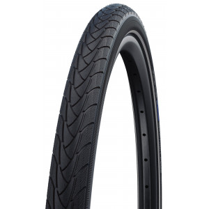 Шина 28" Schwalbe Marathon Plus HS 348, Perf Wired 40-622 / 28x1.50 Black-Reflex