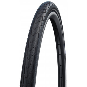 Tire 28" Schwalbe Marathon Racer HS 429, Perf Wired 35-622 / 28x1.35 Black-Reflex