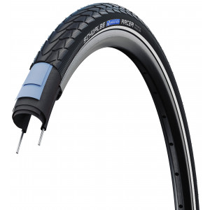 Шина 28" Schwalbe Marathon Racer HS 429, Perf Wired 35-622 / 28x1.35 Black-Reflex