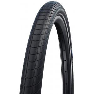 Шина 28" Schwalbe Big Apple HS 430, Perf Wired 55-622 / 29x2.15 Black-Reflex
