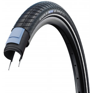 Шина 28" Schwalbe Big Apple HS 430, Perf Wired 55-622 / 29x2.15 Black-Reflex