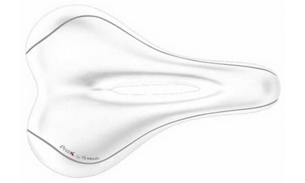 Saddle Velo ProX VL-4110 D2 Zone Full Cut GEL white - 1