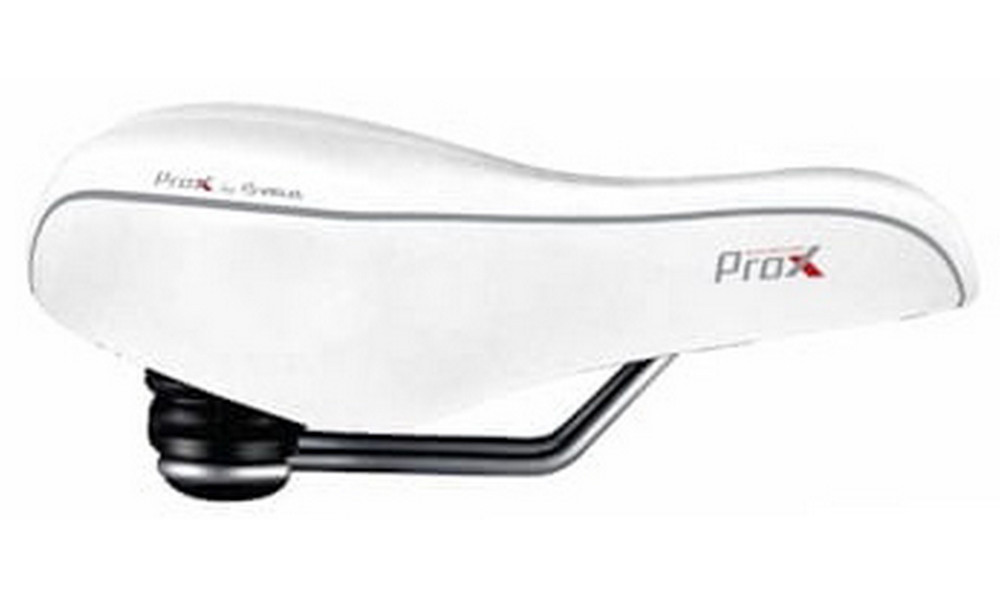 Saddle Velo ProX VL-6103E Elastomer D2 Zone Full Cut GEL white - 2