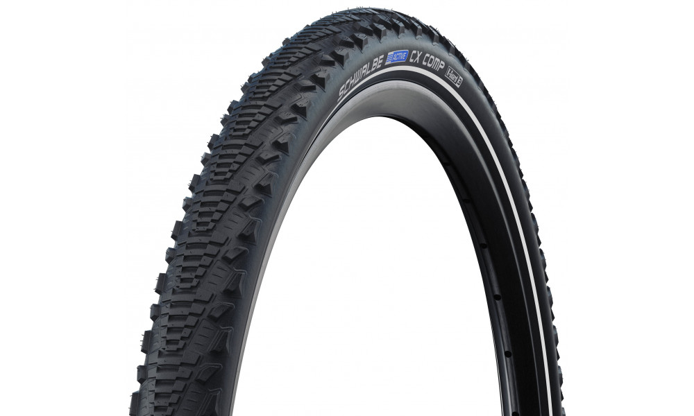 Шина 28" Schwalbe CX Comp HS 369, Active Wired 40-622 / 28x1.50 Black-Reflex - 1