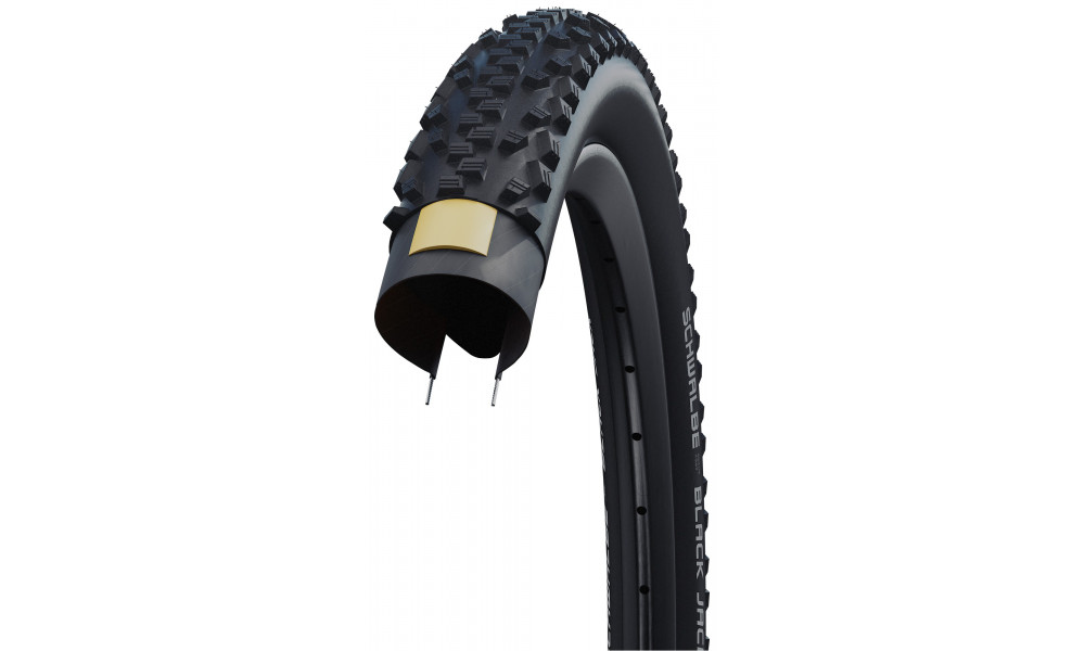Шина 24" Schwalbe Black Jack HS 407 Active Wired 47-507 Black - 2