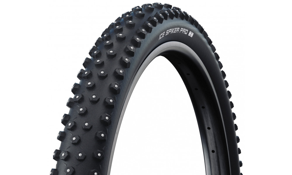Tire 27.5" Schwalbe Ice Spiker Pro HS 379 Perf Wired 57-584 / 27.5x2.25 Black - 1