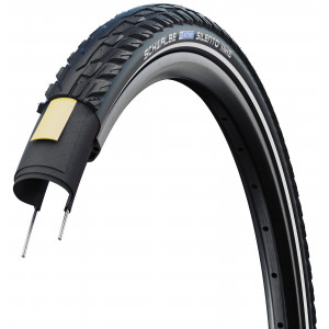 Tire 28" Schwalbe Silento HS 421, Active Wired 42-622 / 28x1.60 Black-Reflex