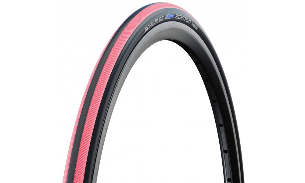 Tire 24" Schwalbe Rightrun HS 387 Active Wired 25-540 Red 
