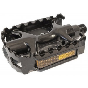Pedals Azimut MTB black Alu 9/16" w/bearings and reflectors (1003)