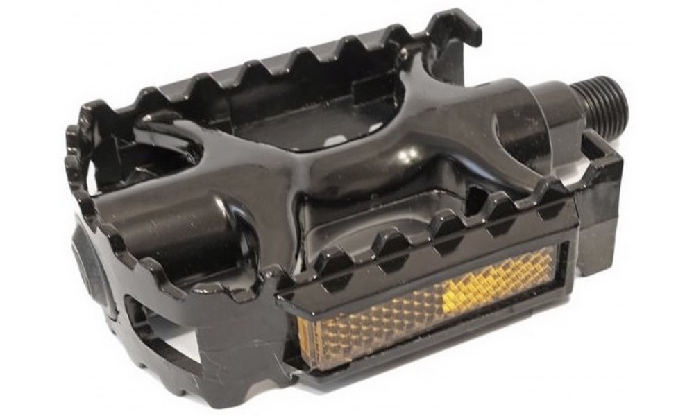 Педали Azimut MTB black Alu 9/16" w/bearings and reflectors (1003) - 1