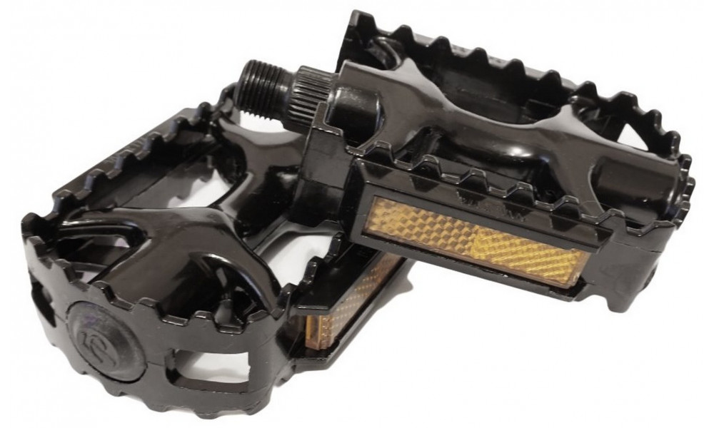 Педали Azimut MTB black Alu 9/16" w/bearings and reflectors (1003) - 3