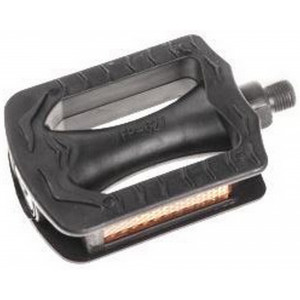 Pedals Azimut Kids Flat plastic 1/2" w/bearings and reflectors (1009)