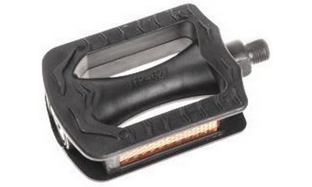 Pedals Azimut Kids Flat plastic 1/2" w/bearings and reflectors (1009) - 1