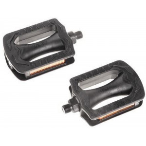 Педали Azimut Kids Flat plastic 1/2" w/bearings and reflectors (1009)