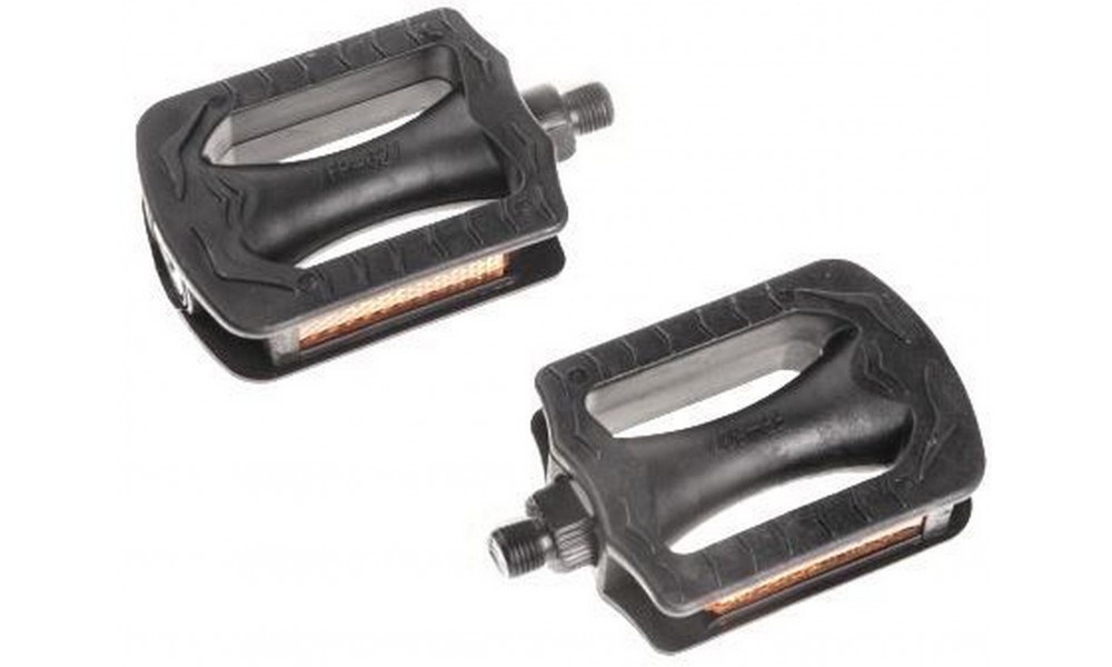 Педали Azimut Kids Flat plastic 1/2" w/bearings and reflectors (1009) - 2