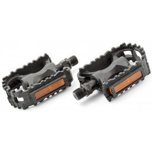 Pedals Kids grip plastic 9/16" w/bearings and reflectors (1027)