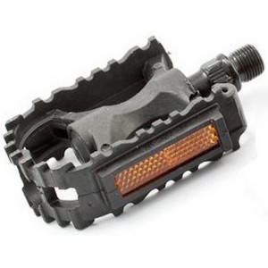 Педали Kids grip plastic 9/16" w/bearings and reflectors (1027)