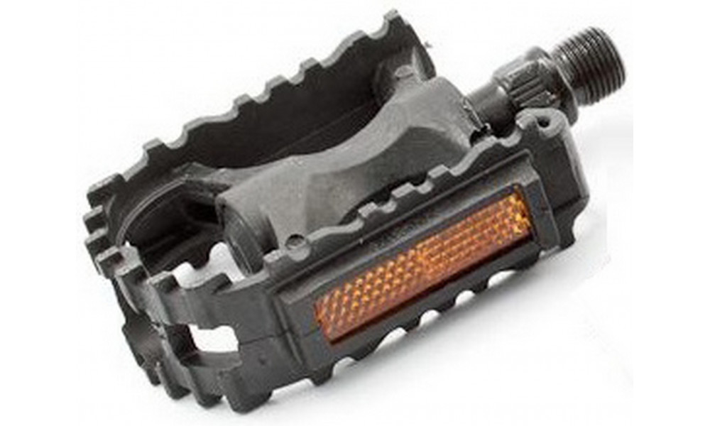 Педали Kids grip plastic 9/16" w/bearings and reflectors (1027) - 2