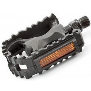 Pedals Kids grip plastic 1/2" w/bearings and reflectors (1028)