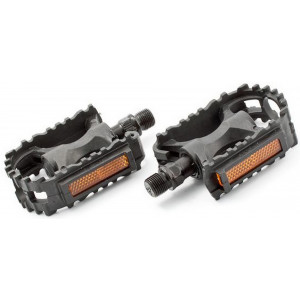 Pedals Kids grip plastic 1/2" w/bearings and reflectors (1028)