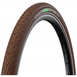 Tire 28" Schwalbe Road Cruiser HS 484 Active Wired 42-622 / 28x1.60 Brown-Reflex