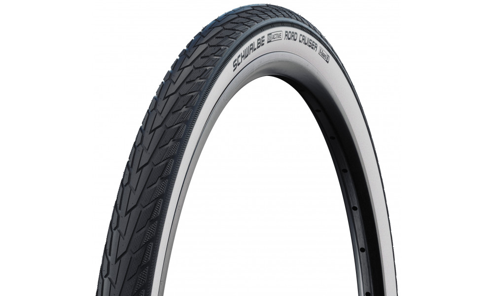 Шина 28" Schwalbe Road Cruiser HS 484 Active Wired 47-622 / 28x1.75 Whitewall - 1