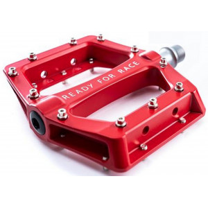 Pedals RFR Flat RACE Alu red