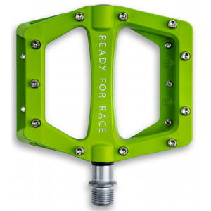 Педали RFR Flat RACE Alu green