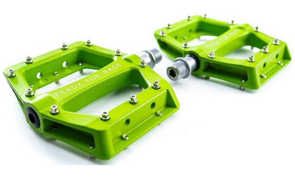 Pedals RFR Flat RACE Alu green - 3