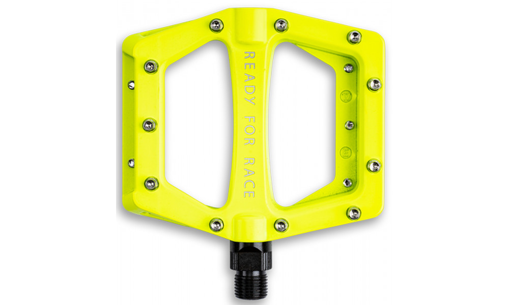Педали RFR Flat CMPT Alu neon yellow - 2