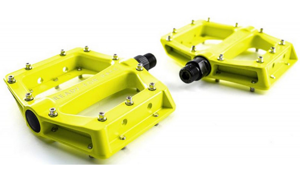 Pedals RFR Flat CMPT Alu neon yellow - 3