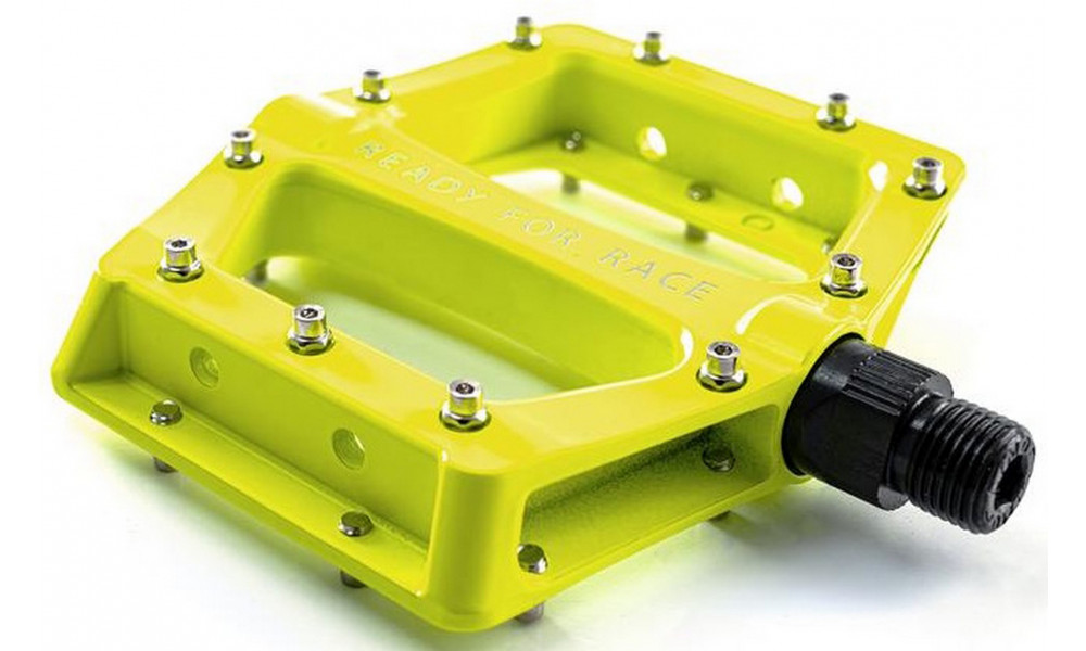 Pedals RFR Flat CMPT Alu neon yellow - 4