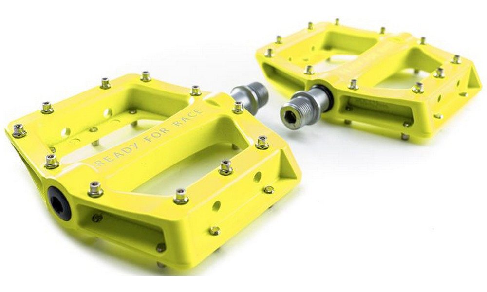 Pedals RFR Flat RACE Alu neon yellow - 3