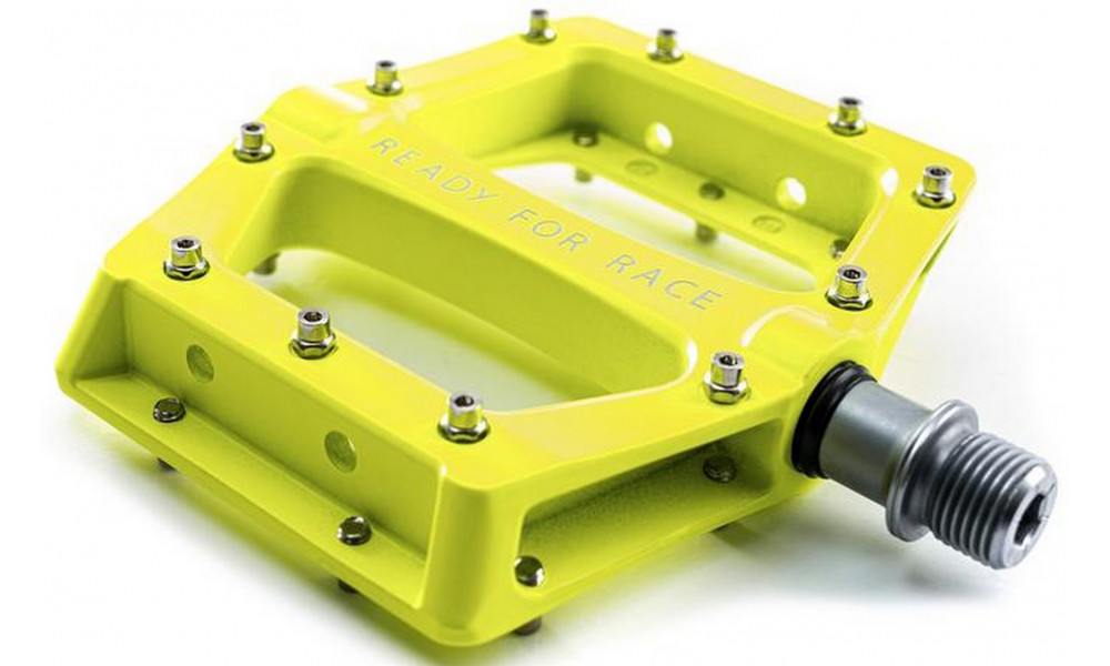 Pedals RFR Flat RACE Alu neon yellow - 4