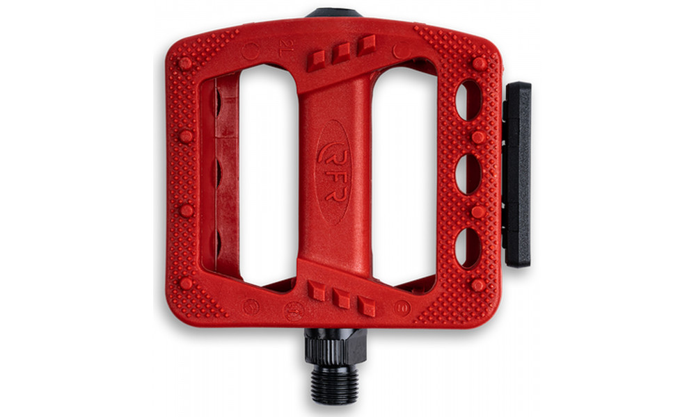 Pedals RFR Flat HQP CMPT plastic red - 2
