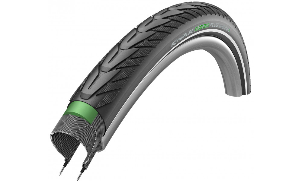 Tire 28" Schwalbe Energizer Plus HS 492, Perf Wired 47-622 / 28x1.75 Addix E Reflex - 2