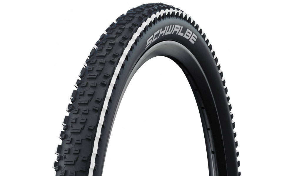 Tire 26" Schwalbe Rapid Rob HS 425, Active Wired 57-559 / 26x2.25 White Stripes 
