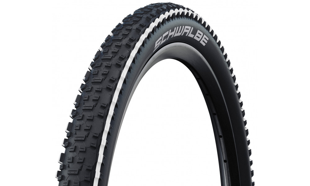 Шина 29" Schwalbe Rapid Rob HS 425, Active Wired 57-622 / 29x2.25 White Stripes 