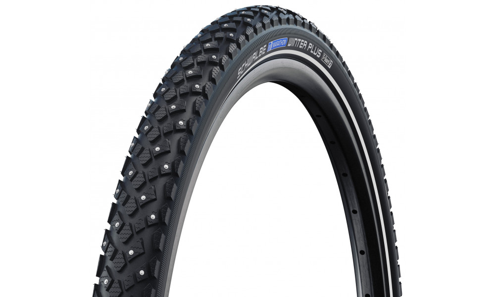 Tire 26" Schwalbe Marathon Winter Plus HS 396 Perf Wired 47-559 / 26x1.75 Reflex - 1