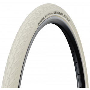 Tire 28" Schwalbe Delta Cruiser Plus HS 431, Active Wired 37-622 / 28x1.40 Creme-Reflex