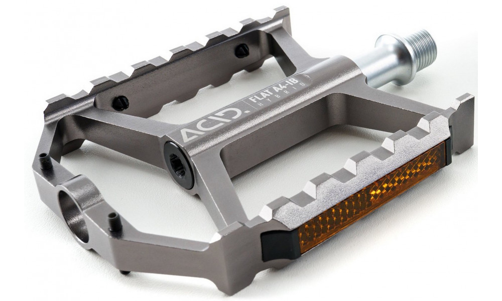 Педали ACID Flat A4-IB Hybrid Alu grey - 4