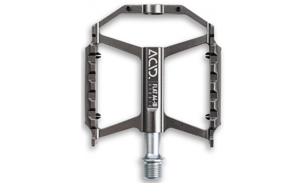 Pedals ACID Flat A4-IB Hybrid Alu grey - 6