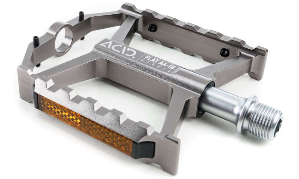 Pedals ACID Flat A4-IB Hybrid Alu grey - 7