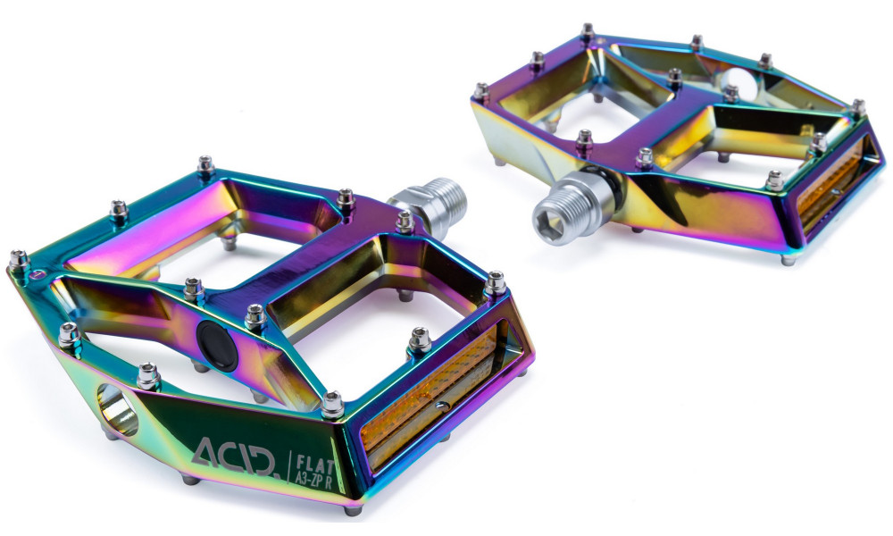 Педали ACID Flat A3-ZP oil slick - 3