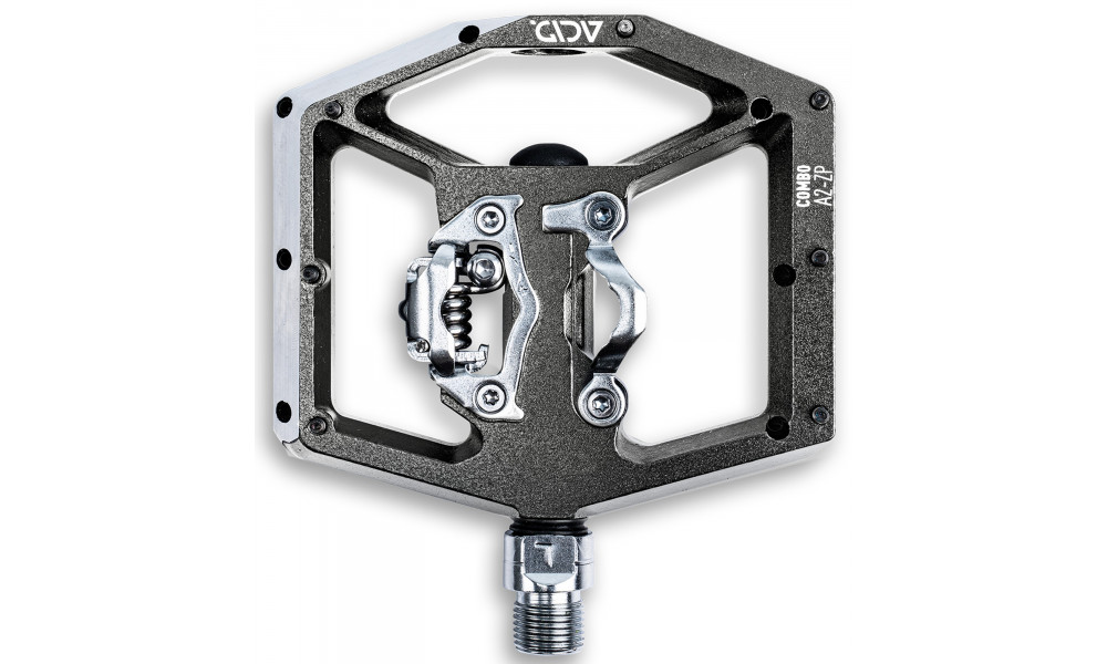 Педали ACID Combo A2-ZP SPD Alu grey - 2