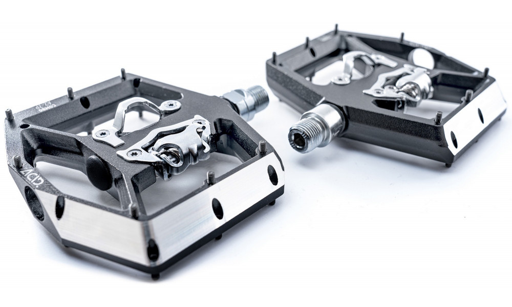 Pedals ACID Combo A2-ZP SPD Alu grey - 3