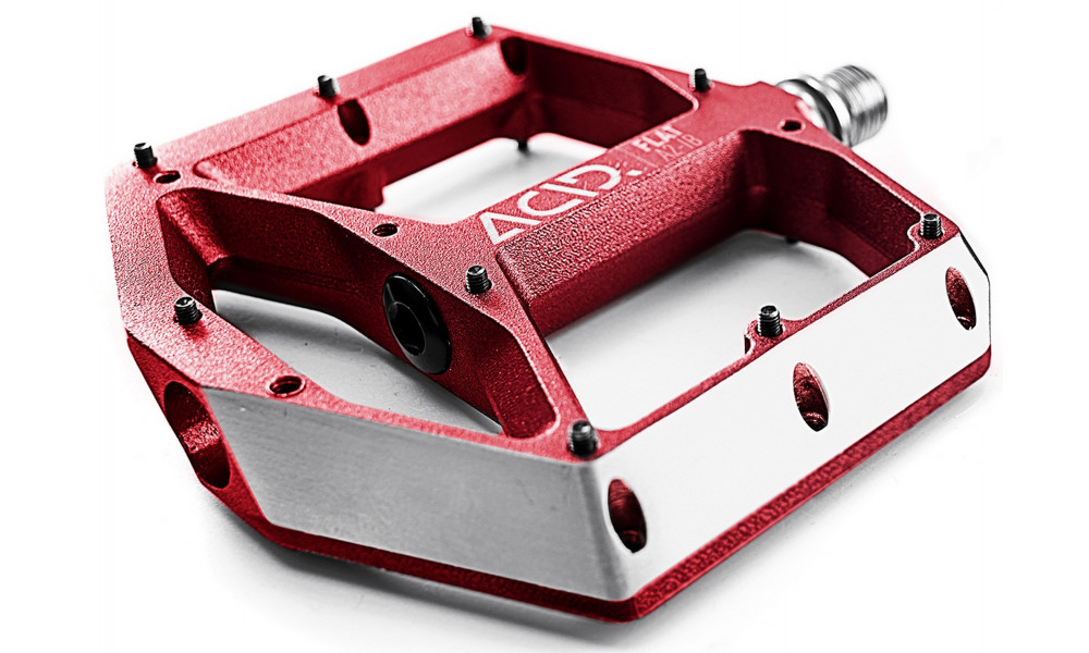 Pedals ACID Flat A2-IB Alu red - 1